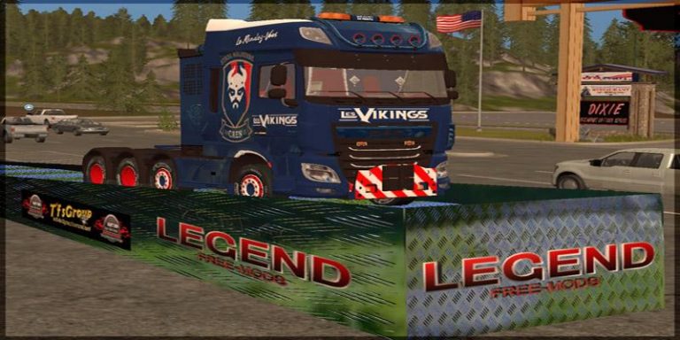 Tfsg Daf Xf Les Vikings Tfsgroup Fs Farming Simulator Mod