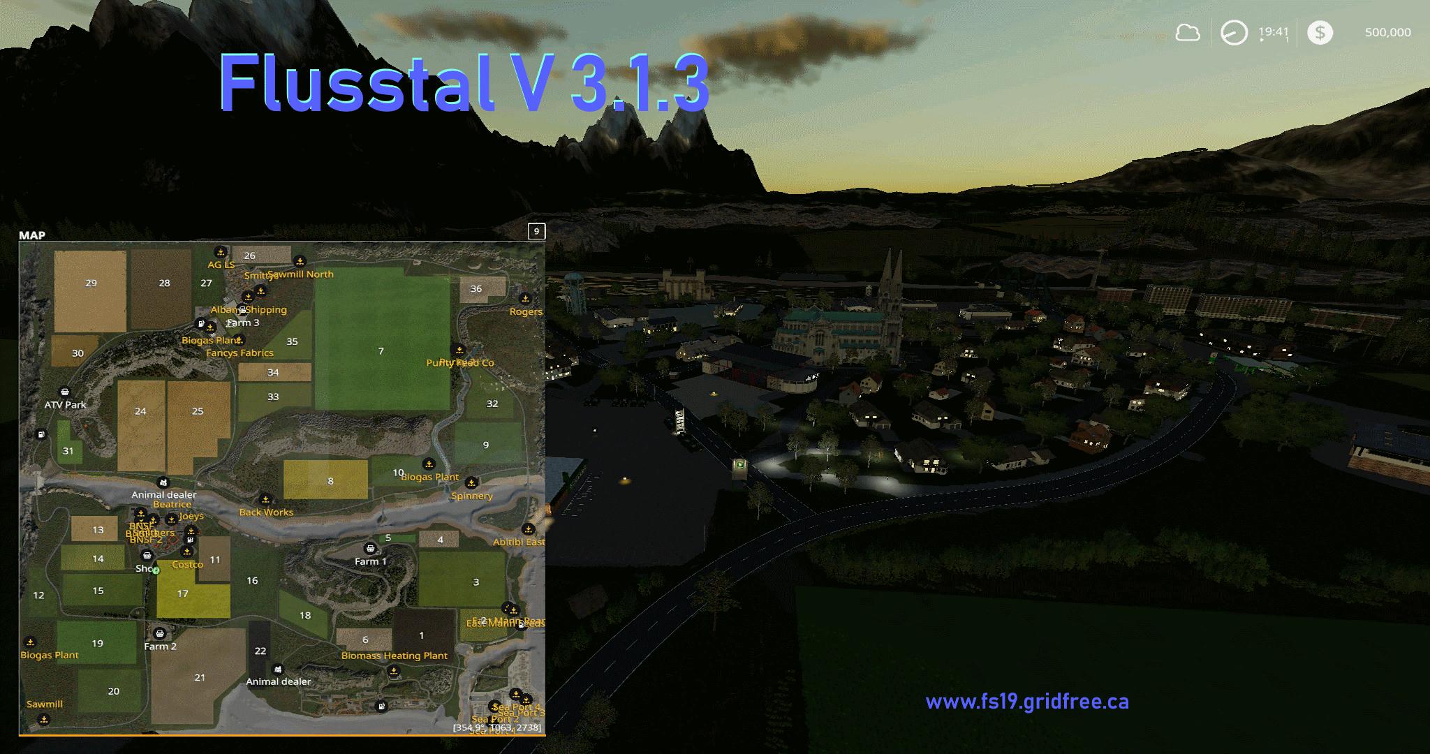 FLUSSTAL XXL ENGLISH V3 1 3 Final Map Farming Simulator 2022 Mod LS