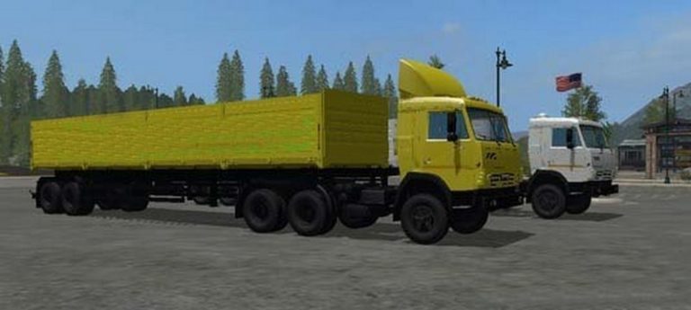 Kamaz And Nefaz V For Ls Farming Simulator Mod Ls Mod Fs Mod