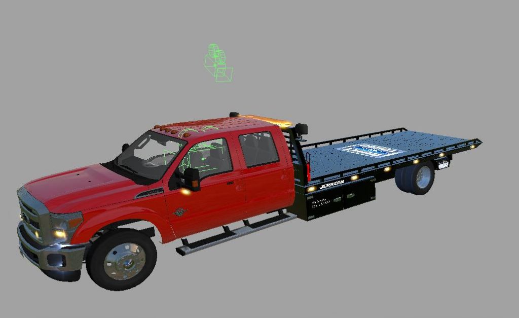 Farming Simulator 17 Flatbed Truck Mod