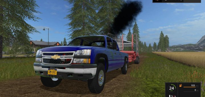 CHEVY SILVERADO 3500HD FLATBED V1.0 for FS 17 - Farming Simulator 2022 ...