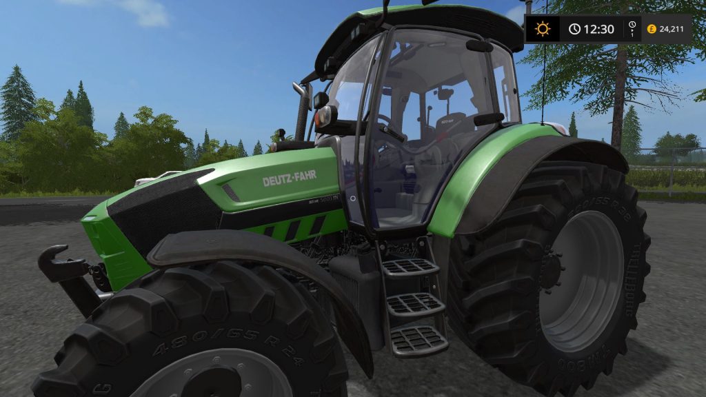 Deutz Fahr TTV Re-skin V 1.0.0.4 for LS 17 - Farming Simulator 2025 mod ...