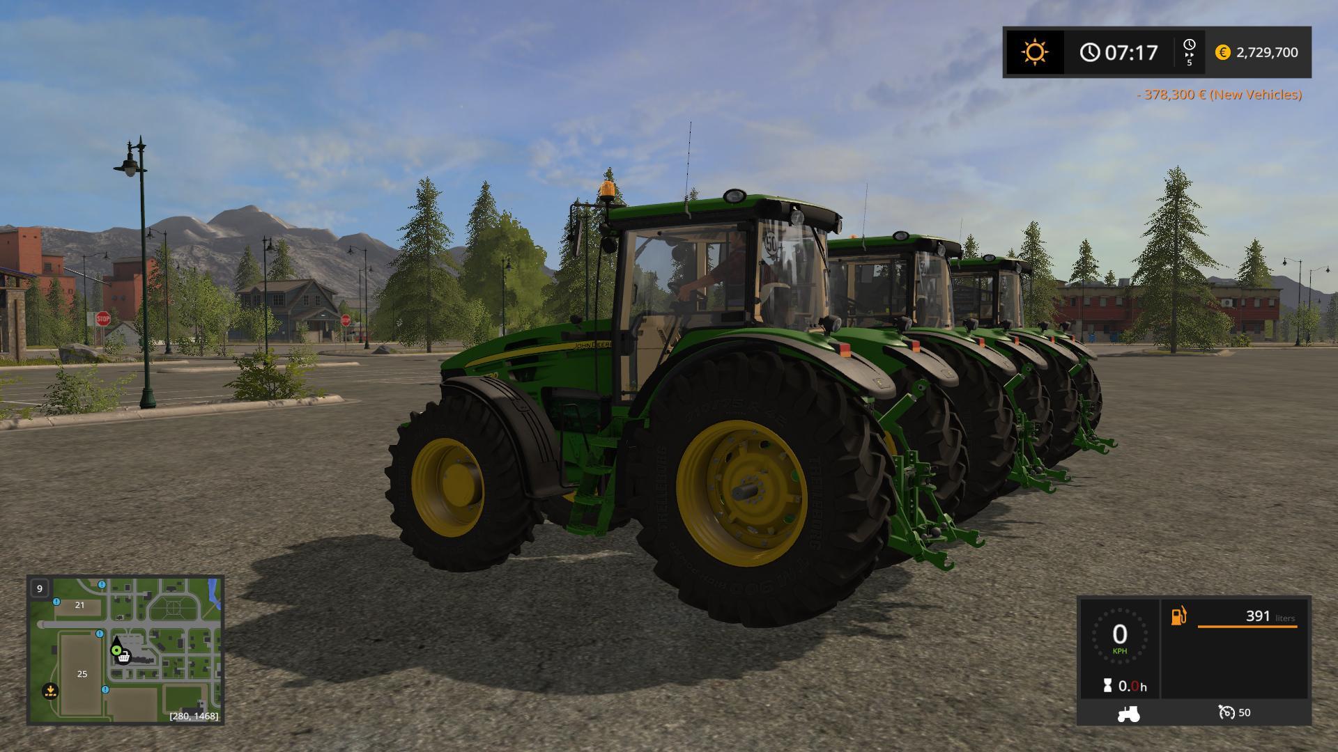 John Deere 7030 Series V30 For Ls17 Farming Simulator 2017 Mod Ls