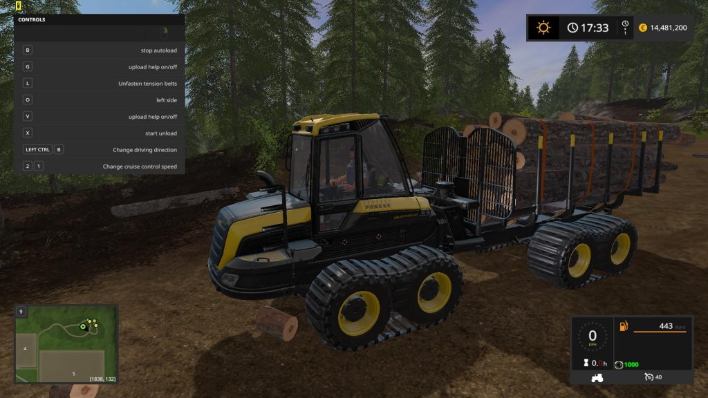 PONSSE BUFFALO WITH AUTOLOAD AND LOADING AID V1.1 FS 2017 - Farming ...