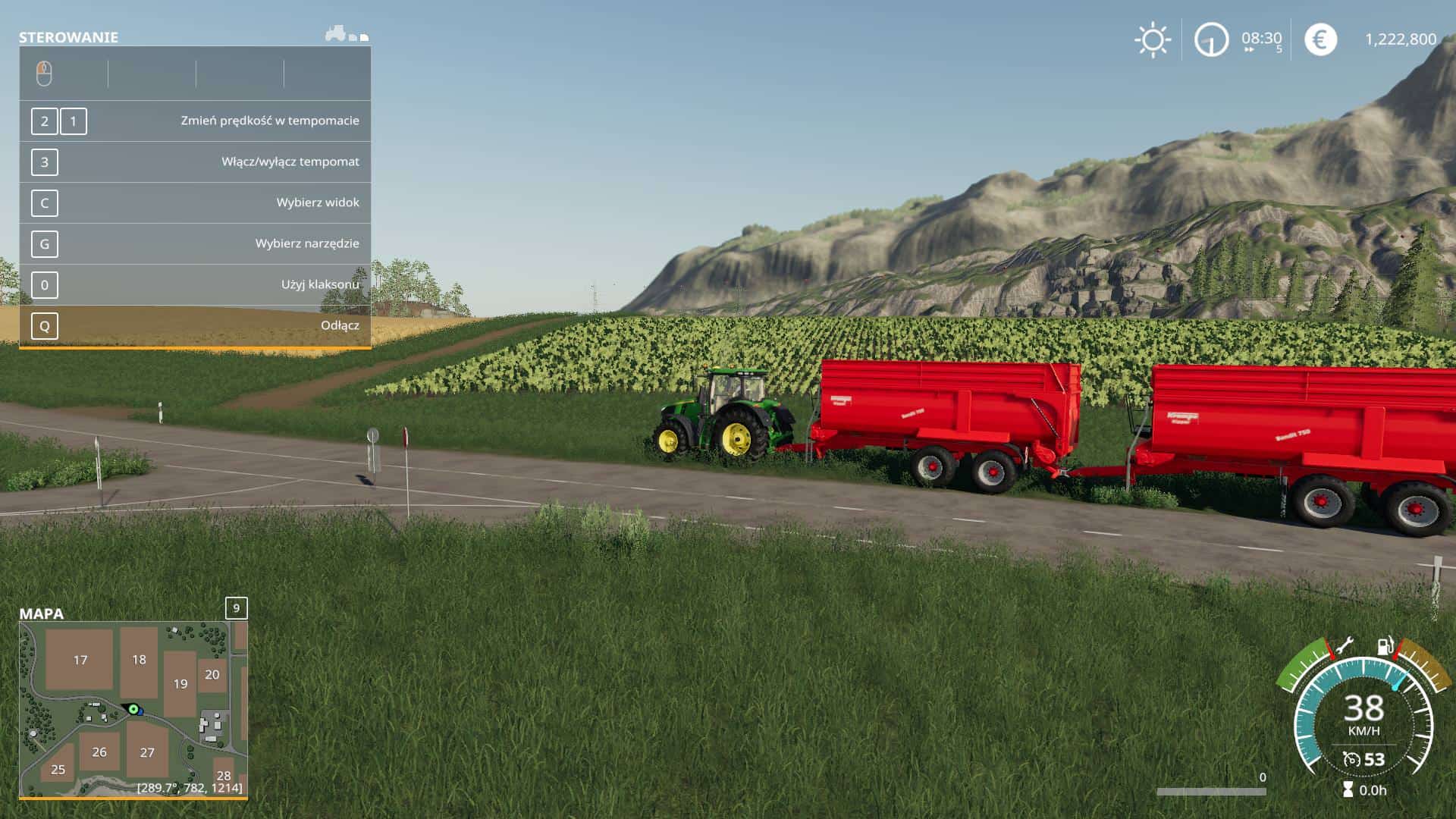 Krampe Bandit 750 Trailer Additional Attacher V1000 Ls2019 Farming Simulator 2022 Mod Ls 1638