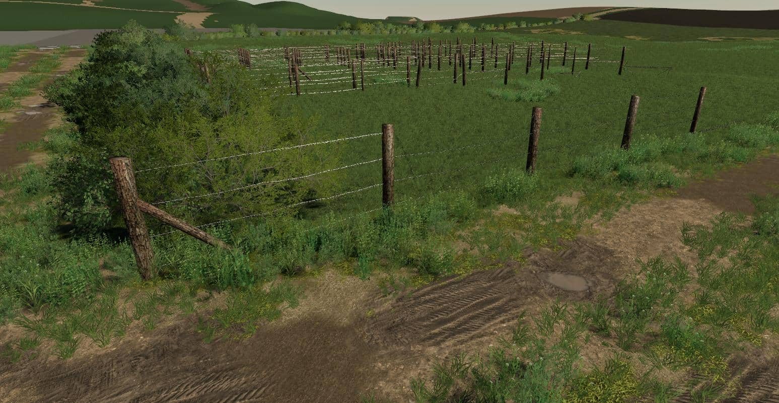 Barbed Wire Fence Kit V1002 Fs 19 Farming Simulator 2022 Mod Ls 2022 Mod Fs 22 Mod 6400