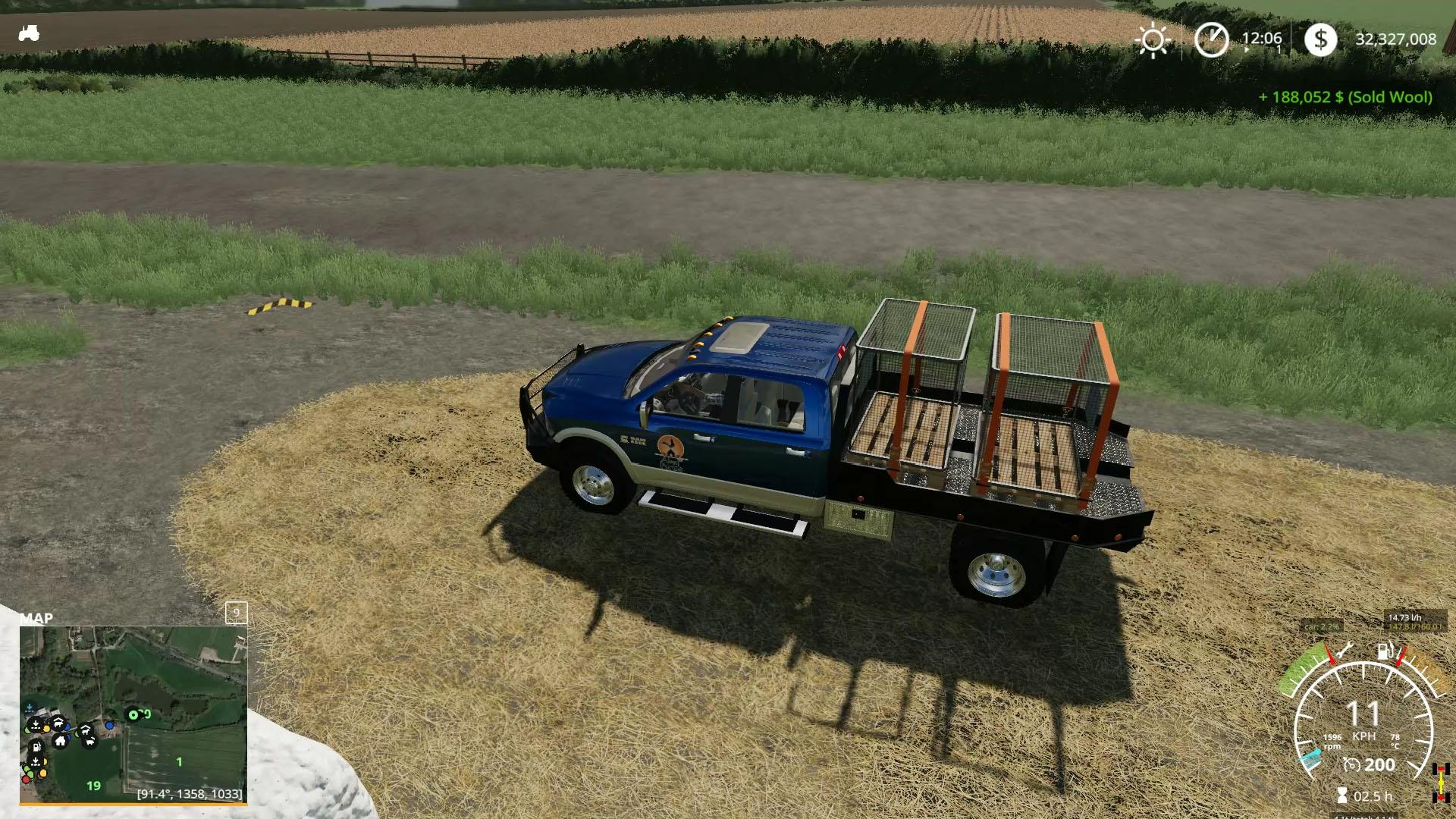 how to move hay bales farming simulator 14