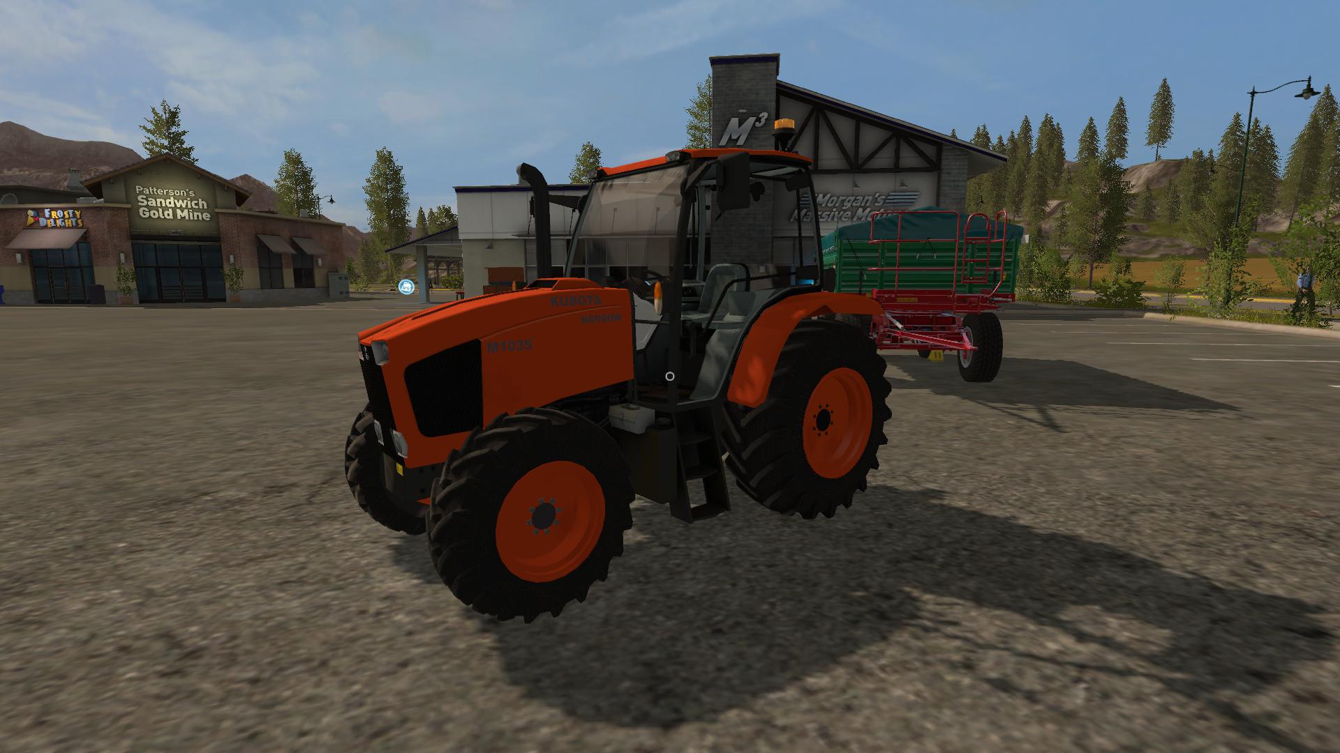 Kubota M1035 Narrow V11 Tractor Farming Simulator 2022 Mod Ls 2022 Mod Fs 22 Mod 3103