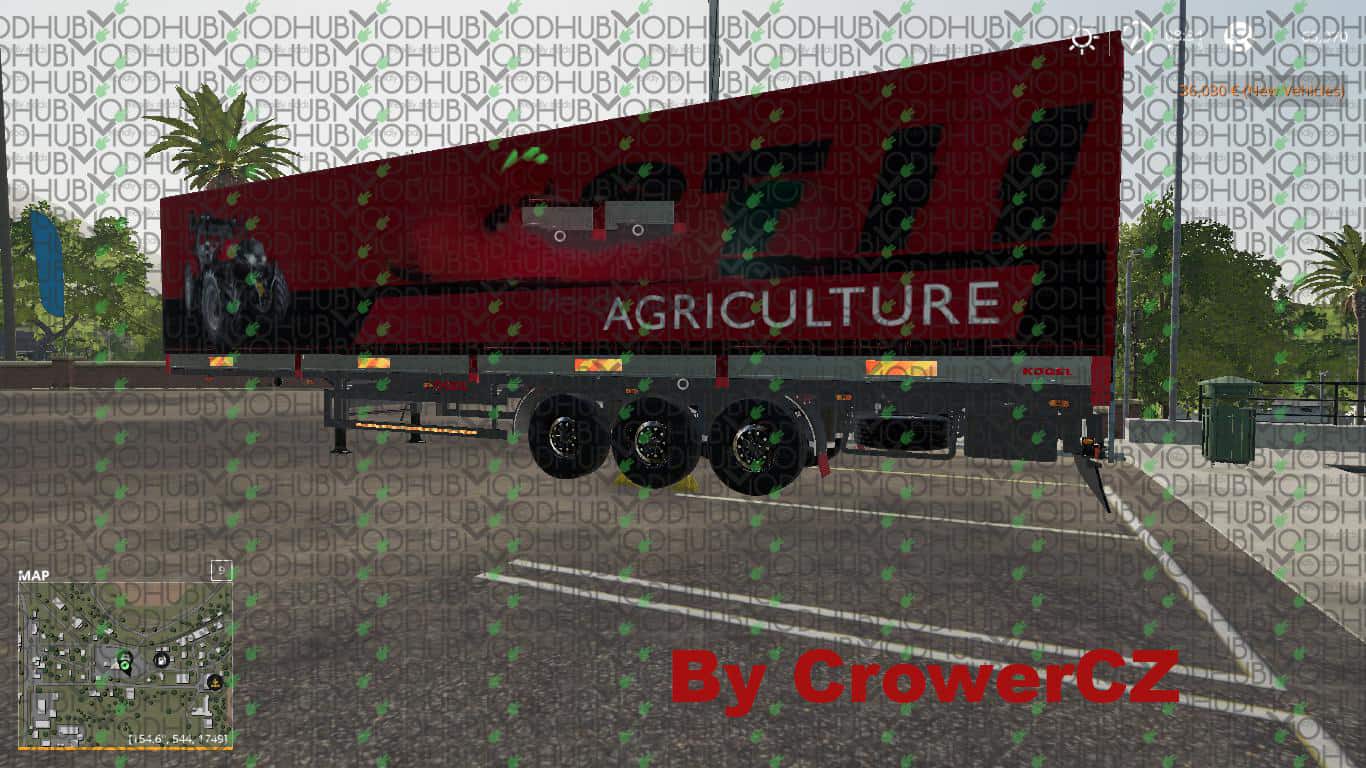 Case Ih Kogel Autoloader Trailer V10 For Fs2019 Farming Simulator 5349