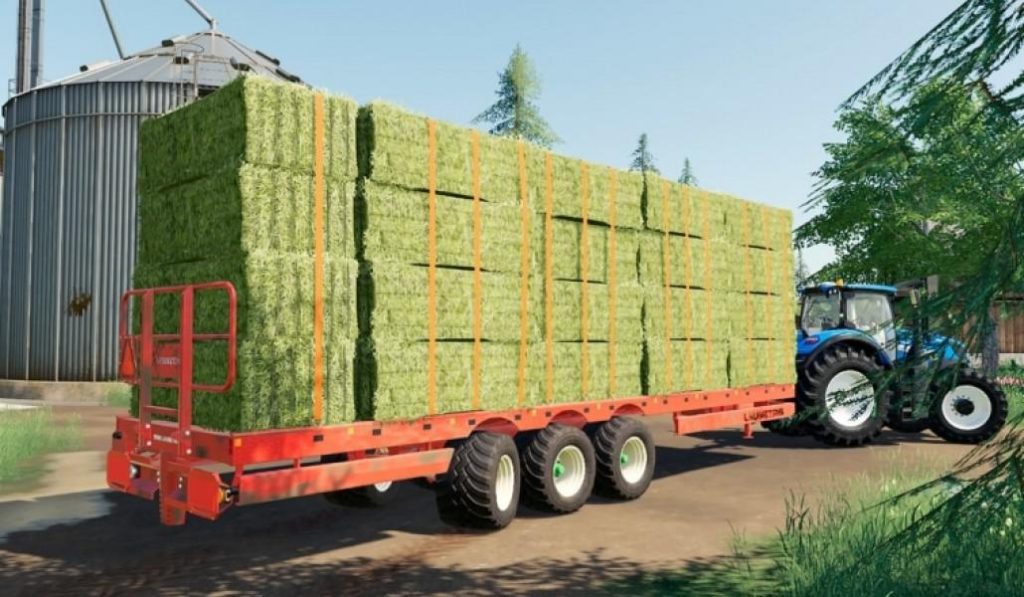 Laumetris PTL-20R Bale Trailer v1.0 for LS19 - Farming Simulator 2025 ...