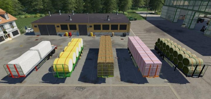 Fliegl Flatbed Semitrailer Farming Simulator Mods Ls Mods Fs