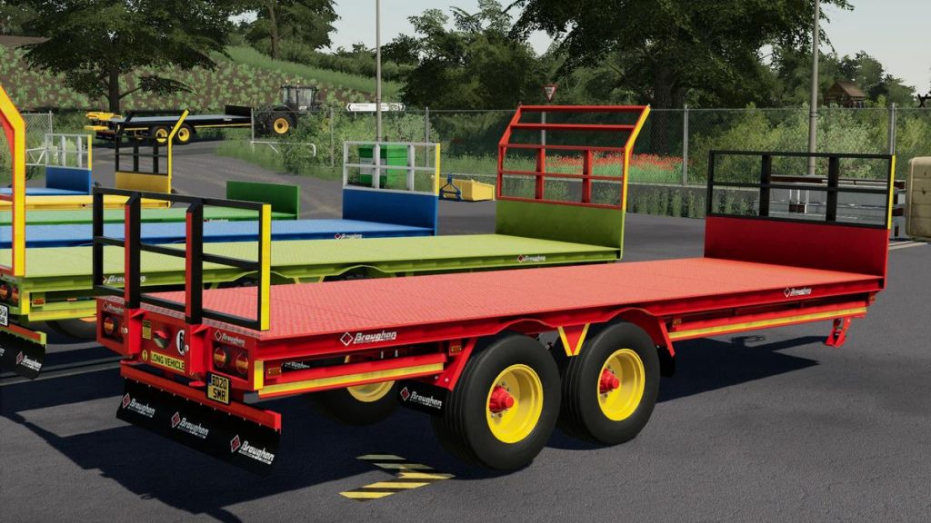 Broughan 28 Foot Bale Trailer v1.1.0.0 LS19 - Farming Simulator 2025 ...