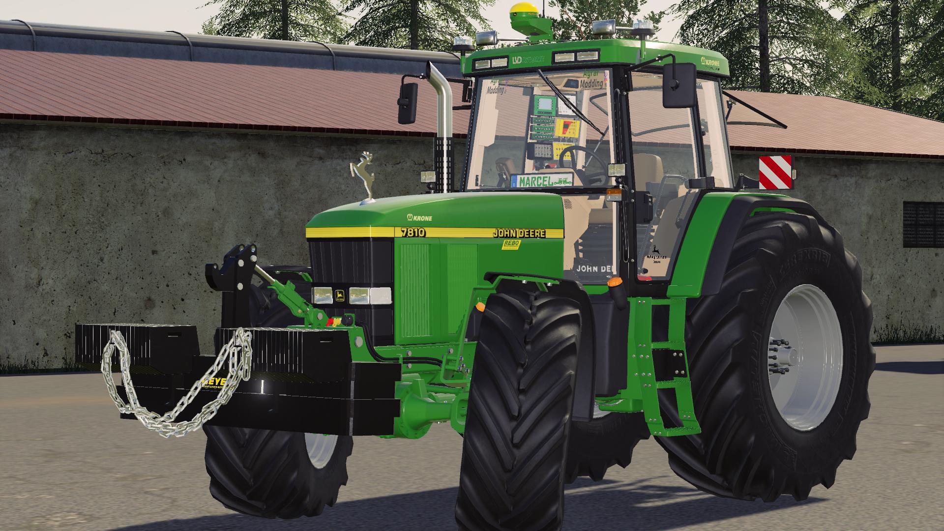 John Deere 7810 V3000 For Fs2019 Farming Simulator 2022 Mod Ls 2022 Mod Fs 22 Mod 3469