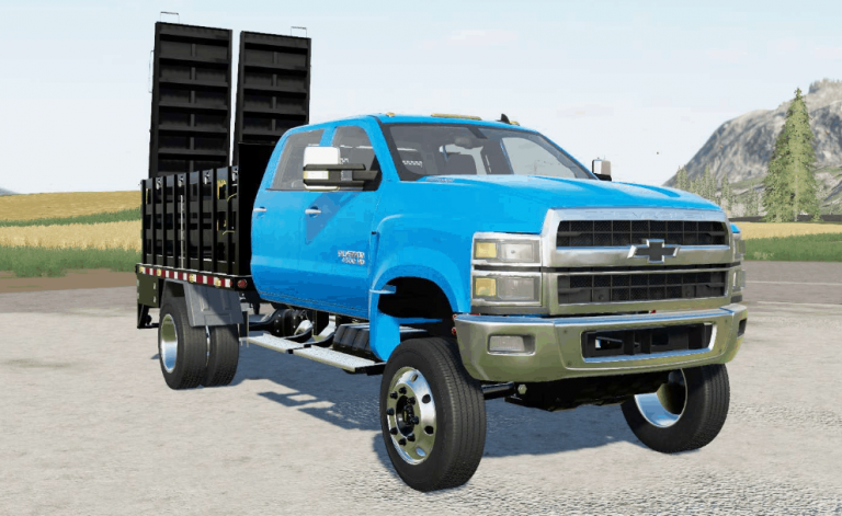 Chevrolet Silverado 4500 HD Crew Cab Stake Truck for FS 19 - Farming ...