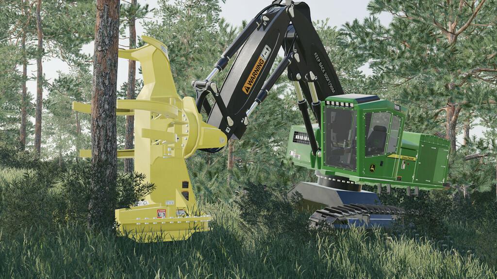 John Deere 959m Tracked Feller Buncher V2000 Mod Farming Simulator 2022 Mod Ls 2022 Mod 0427