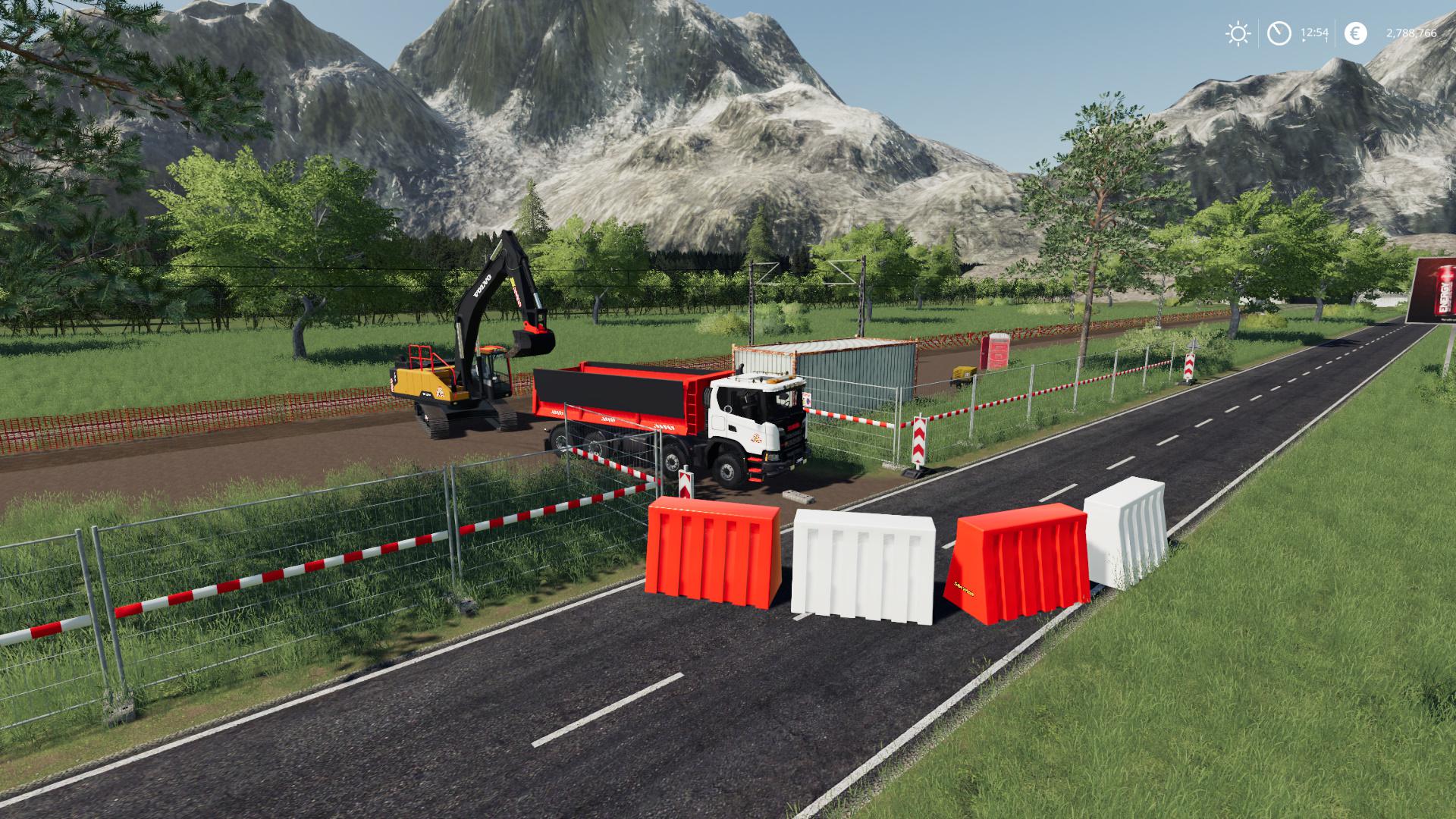 Fs19 Plastic Road Barrier Pack V10 Farming Simulator 2022 Mod Ls 2022 Mod Fs 22 Mod 4897