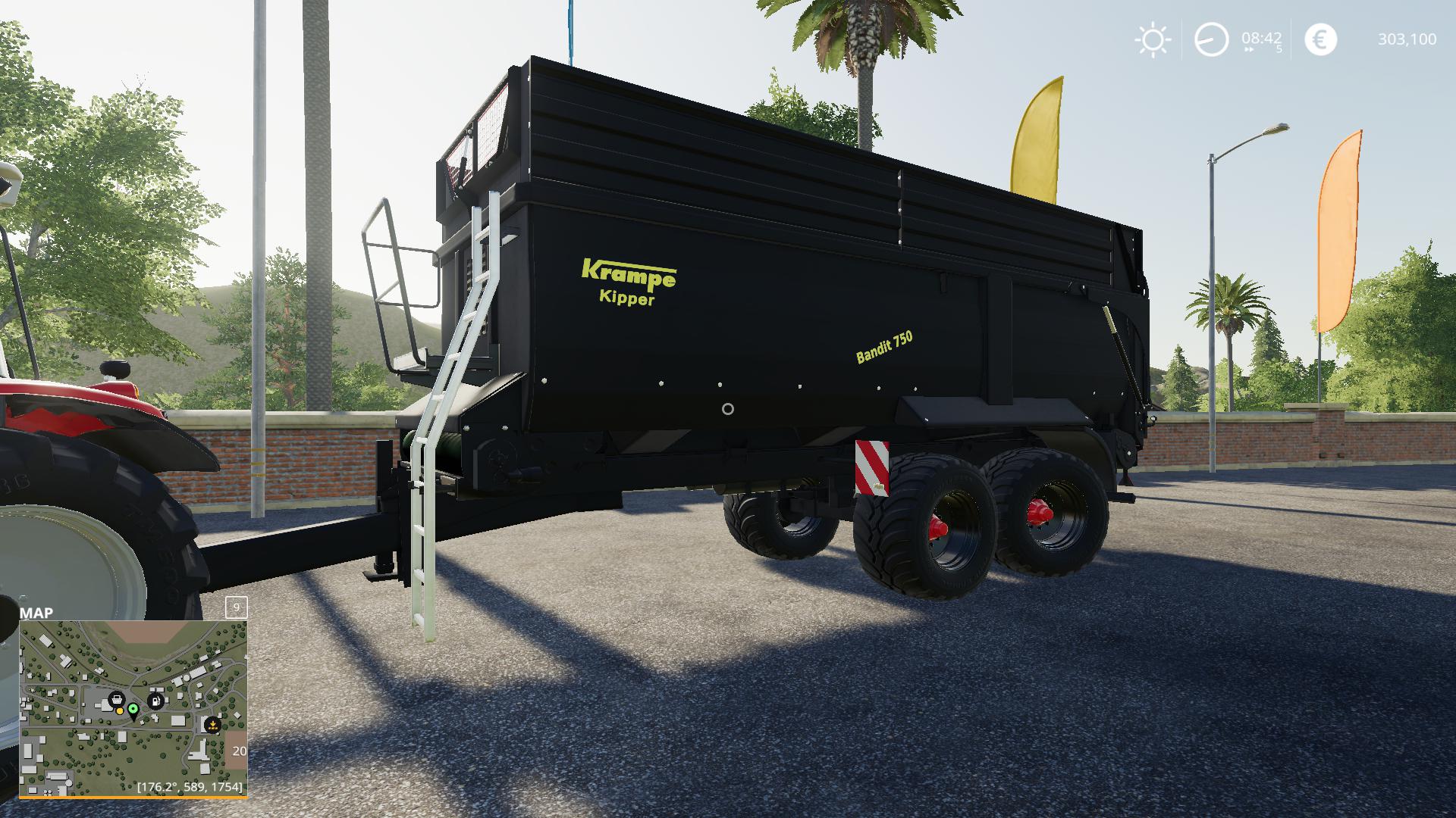 Krampe Bandit 750 By Sn V1000 Ls 19 Farming Simulator 2022 Mod Ls 2022 Mod Fs 22 Mod 4539