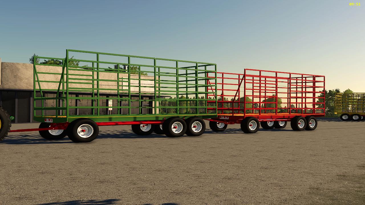 Miro Small Square Bale Trailer V10 For Fs2019 Farming Simulator 2022 Mod Ls 2022 Mod Fs 22 Mod 5437