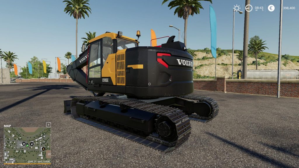 Volvo ECR355E v1.0.0.0 LS 19 - Farming Simulator 2022 mod, LS 2022 mod ...