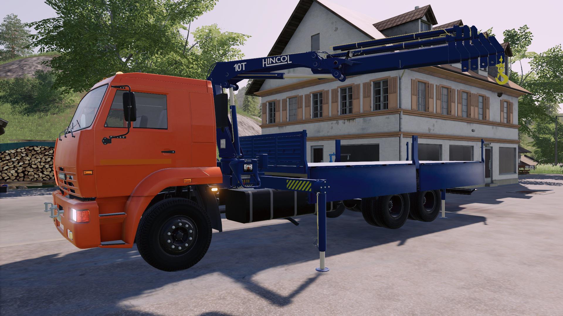 Kamaz 65117 Picker Crane V1010 For Ls19 Farming Simulator 2022 Mod Ls 2022 Mod Fs 22 Mod 9962