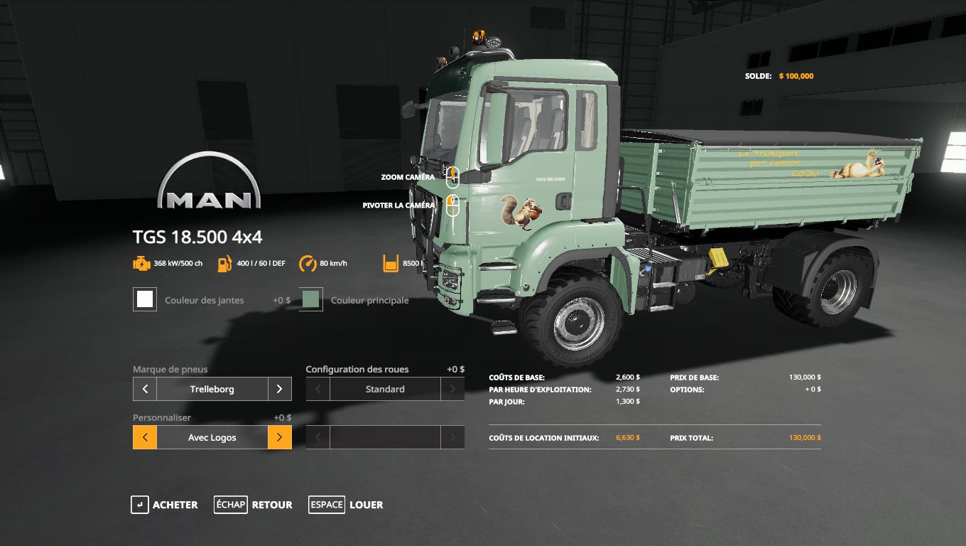 Man Tgs18500 Tipper V10 Ls19 Farming Simulator 2022 Mod Ls 2022 Mod Fs 22 Mod 2297