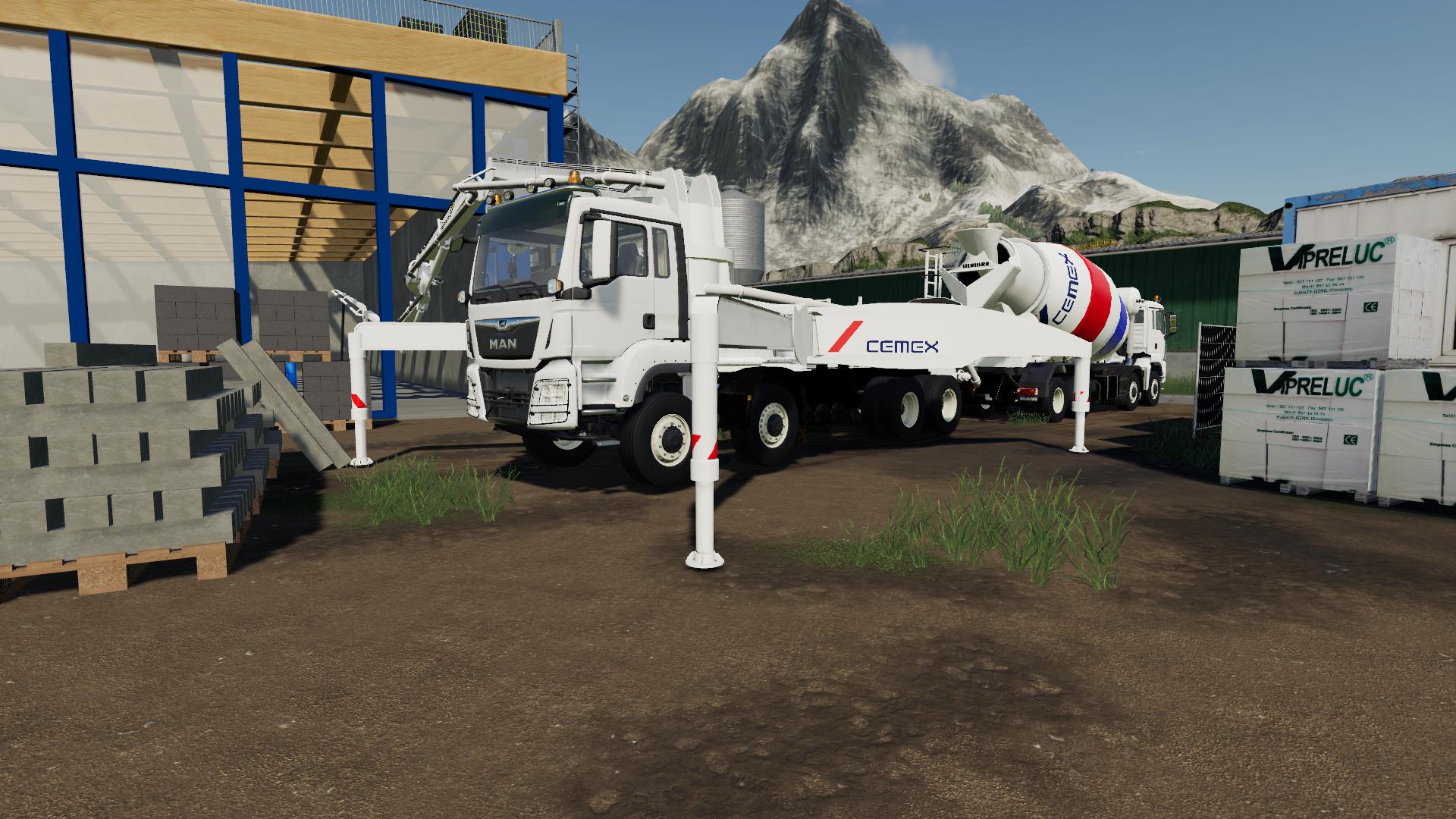 Pompe A Beton Cemex Concrete Pump Cemex V10 Mod Farming Simulator 2022 Mod Ls 2022 Mod 7905