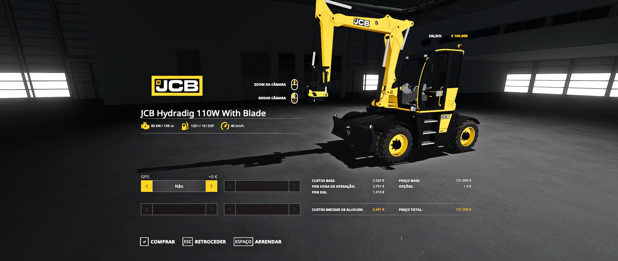 Jcb Hydradig 110w V21 For Fs 19 Farming Simulator 2022 Mod Ls 2022 Mod Fs 22 Mod 8213