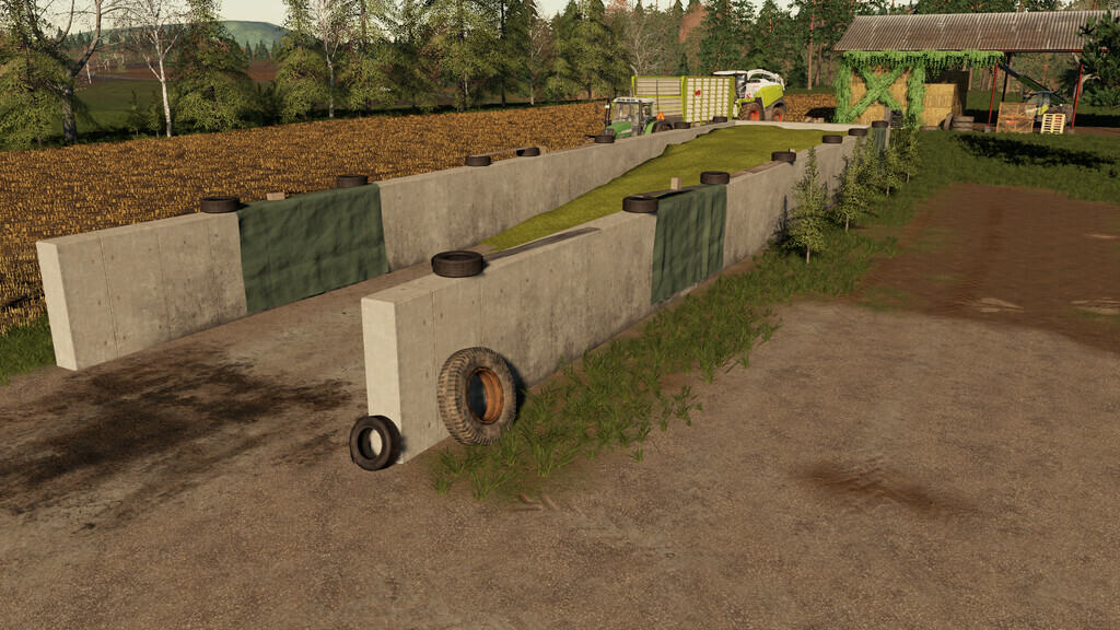 Fs Small Bunker Silo Set Farming Simulator Mod Ls