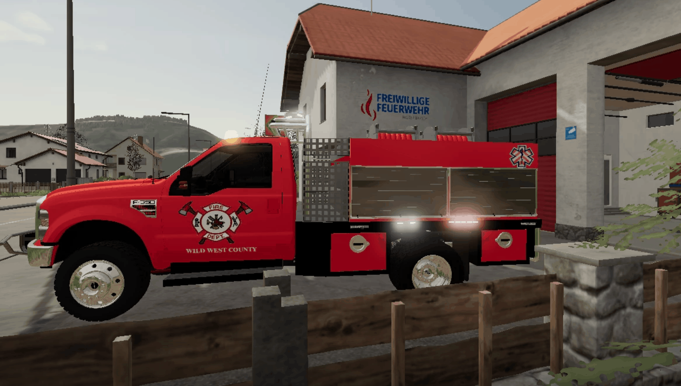 farming simulator 22 fire truck mods
