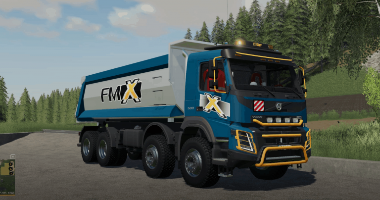 Volvo FMX 8X4 Hardox Tipper FS Miner’s Edit v1.0 for FS19 - Farming ...