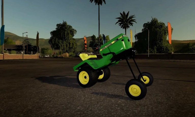 Squatted Lawn Mower v1.0.0.0 for LS 19 - Farming Simulator 2022 mod, LS ...