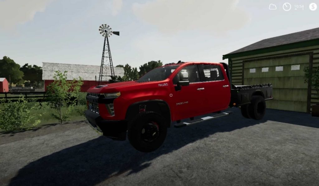 2020 chevy 3500 flatbed v1.0.0.0 Mod - Farming Simulator 2022 mod, LS ...