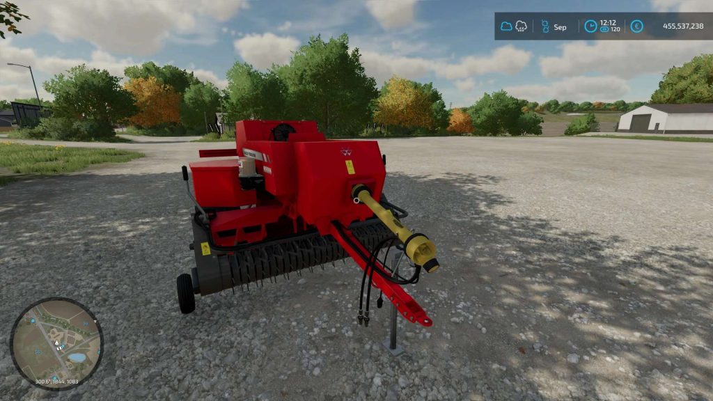 LS 22 Massey Ferguson Hesston 1840 v1.0.0.0 - Farming Simulator 2022 ...