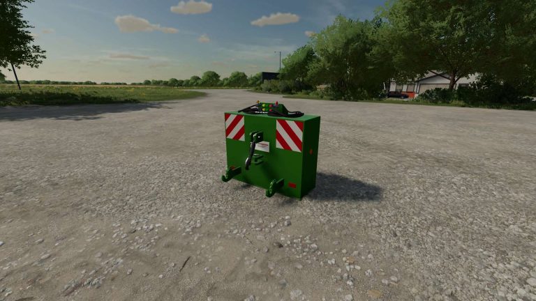 LS 22 Buschmeier Heckgewicht v1.0.0.0 - Farming Simulator 2022 mod, LS ...