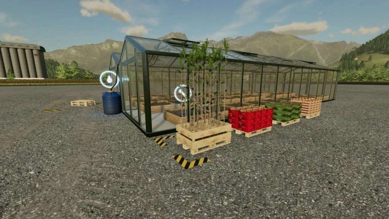 Ls 22 Greenhouses With Pallets V1000 Farming Simulator 2022 Mod Ls 2022 Mod Fs 22 Mod 5896
