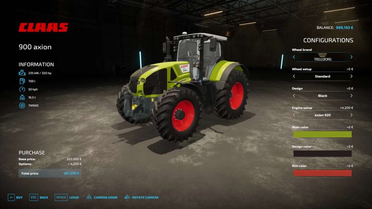 Ls 22 Claas Axion 900 Series V1000 Farming Simulator 2022 Mod Ls 2022 Mod Fs 22 Mod 4033