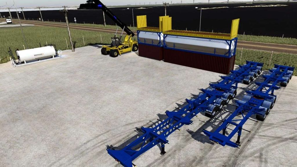 Ls 22 Container Reach Stacker V1000 Farming Simulator 2022 Mod Ls 2022 Mod Fs 22 Mod 5140