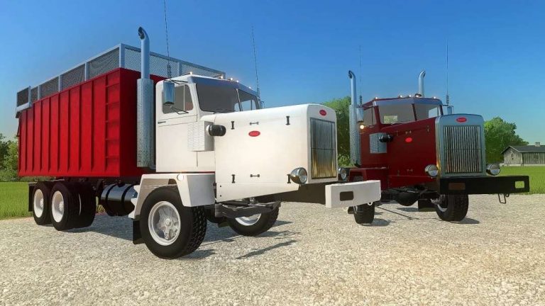 Ls Peterbilt Flatbed Ar Truck V Farming Simulator Mod Ls Mod Fs Mod