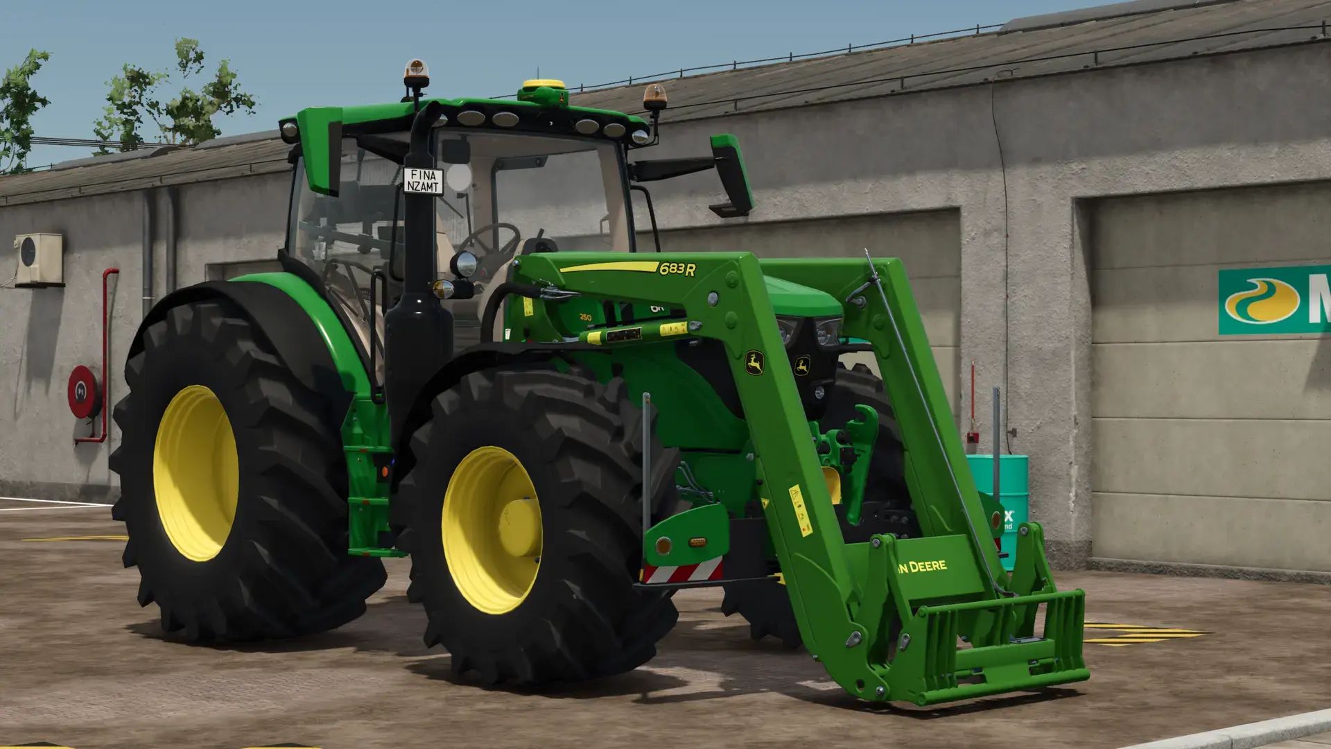 LS 25 JOHN DEERE 6R Agribumper V2.0.3.1 - Farming Simulator 2025 mod ...